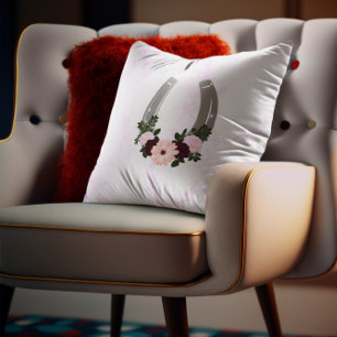 Bloraler Western Horseshoe Quinceanera Kissen