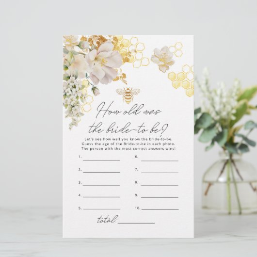 Blorbee Wie alt war die Braut, um Spiel zu werden (Stehend Vorderseite)