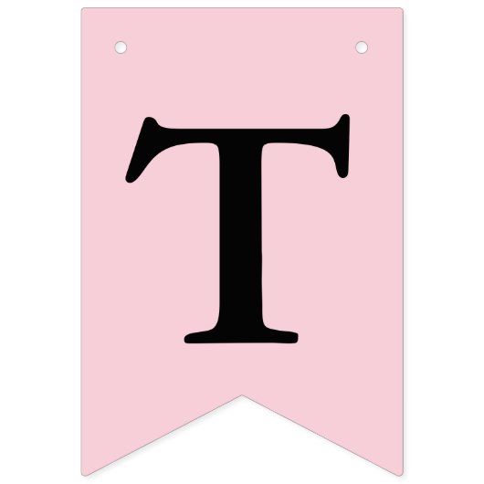 Blorgold schwarz pink Braut zu sein Buntin Wimpelkette (Erste Fahne)