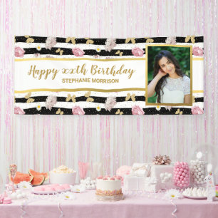 Blorgoldschmetterling jedes Alters, Ihr Foto Gebur Banner