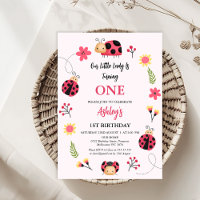 Blorrosa Unser kleiner Ladybug 1. Geburtstag