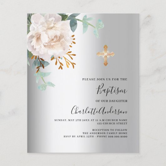 Blorweißgold-Taufen (Vorderseite)