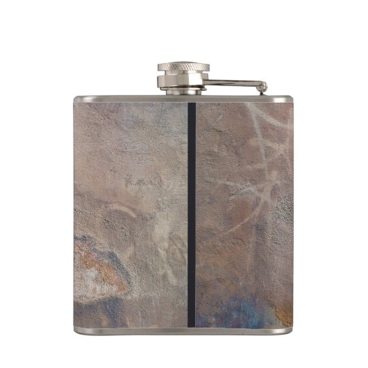 Bloße der Kasten-Fotografie des Mannes Flachmann (Rückseite)