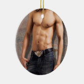 Bloße der Kasten-Fotografie des Mannes Keramikornament (Rechts)