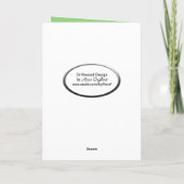 bloße Füße in Wildblumen Tag Karte (Rückseite)