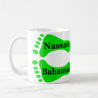 Bloße Füße Nassaus Bahamas