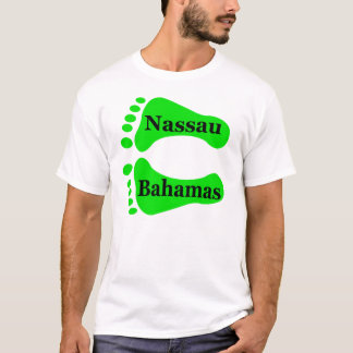 Bloße Füße Nassaus Bahamas T-Shirt