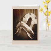 Bloße Knochen Karte (Gelbe Blume)