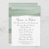 Bloße Myst Posten-Hochzeits-Einladungen Einladung (Vorne/Hinten)