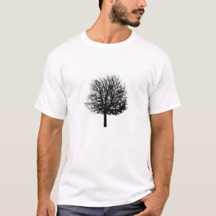 Bloßer Baum - alleiner Wald - Naturliebhaberbäum T-Shirt