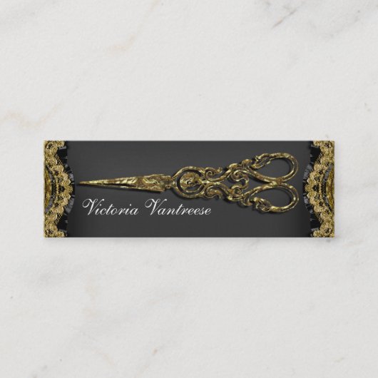 Bloßes Hazelhurst Scissor dünne Visitenkarte (Vorderseite)