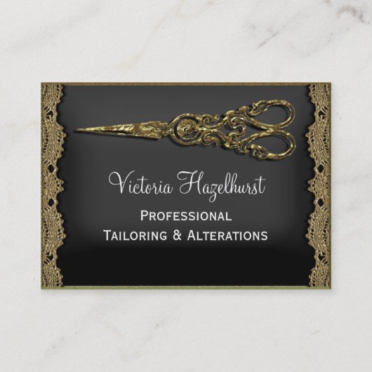 Bloßes Hazelhurst Scissor Visitenkarte (Vorderseite)