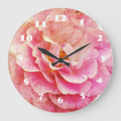 Blossom Acrylmauer Große Wanduhr (Vorderseite)
