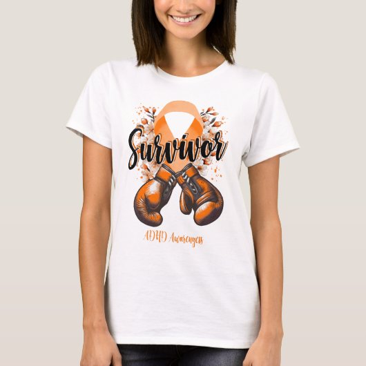 Blossom ADHD Warrior Survivor T-Shirt (Vorderseite)