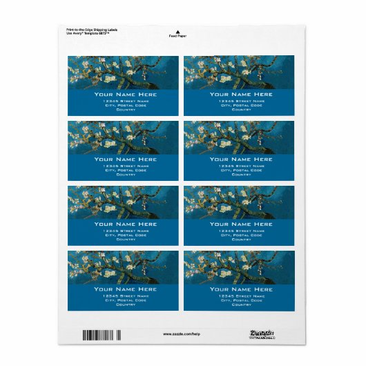 Blossom Almond Tree, Vincent van Gogh. (Vorne)