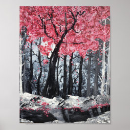 Blossom am Fluss Poster