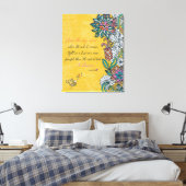 Blossom - Anais Nin Leinwand (Insitu (Schlafzimmer))