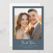 Blossom and Vow Wedding Dankeskarte (Vorne/Hinten)