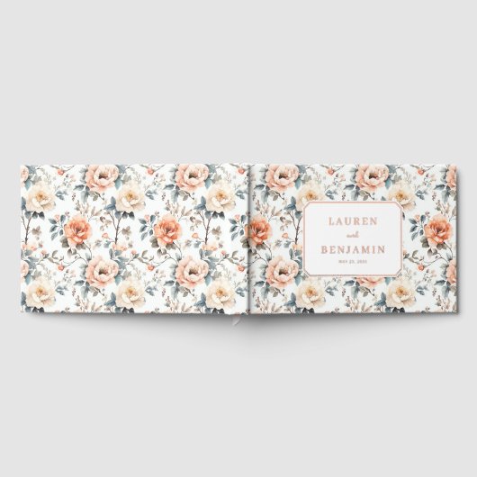 Blossom and Vow Wedding Gästebuch (Voll)