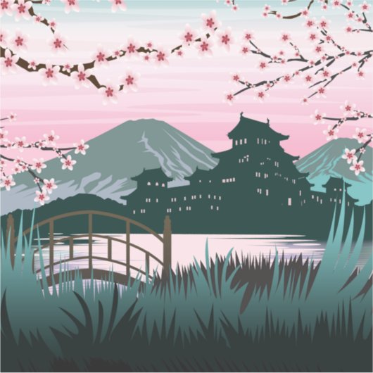 Blossom Aufkleber (Vorderseite)