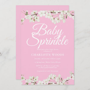 Blossom Baby Sprinkle / Dusche Einladung
