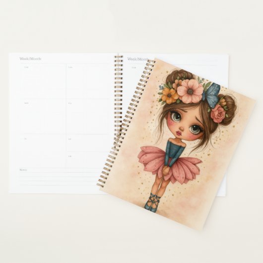 Blossom Ballerina Girl Planner Planer (Anzeige)