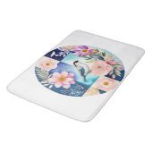 Blossom & Bird  Badematte (Schrägansicht)