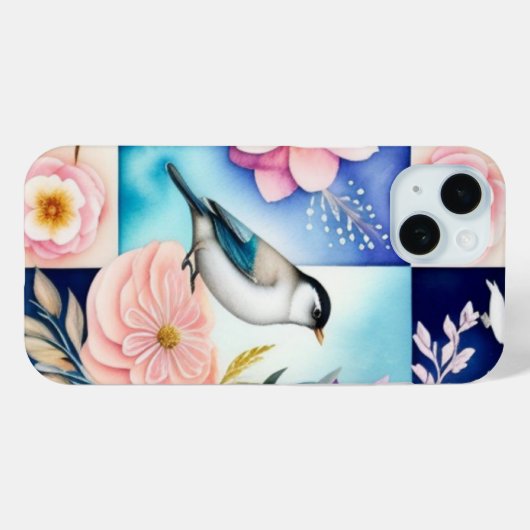 Blossom & Bird Case-Mate iPhone Hülle (Rückseite (Horizontal))