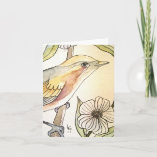 Blossom bird no. 1 note card karte
