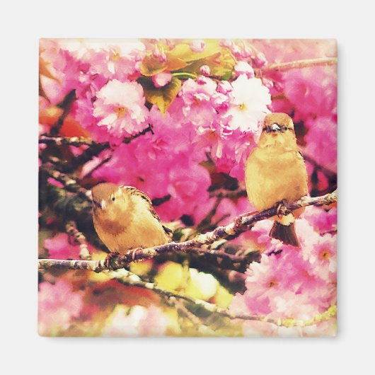 Blossom Birdies Magnet (Vorne)