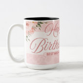 Blossom Birthday Zweifarbige Tasse (Links)