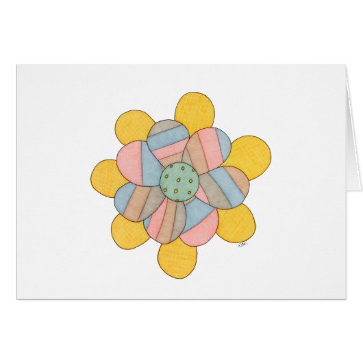 Blossom Blank Notecard (Vorderseite (Horizontal))