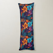 Blossom Bliss: Ein Blumenhain Seitenschläferkissen (Rückseite (Vertikal))