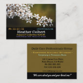 Blossom Bliss Karegier Beruflich Visitenkarte (Vorne/Hinten)