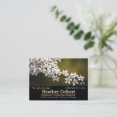 Blossom Bliss Karegier Beruflich Visitenkarte (Stehend Vorderseite)