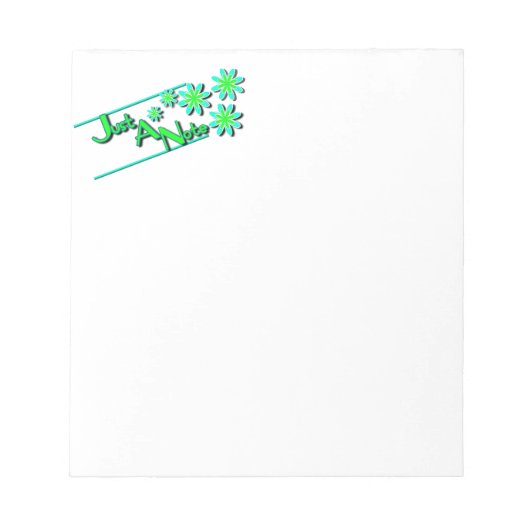 Blossom Bloom Notizblock (Vorderseite)