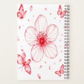 Blossom Blume Notebook Bloom Inspiriert Journal Notizblock (Rückseite)