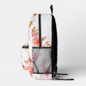 Blossom-Blume-Rucksack Blühendes Blumendesign Bedruckter Rucksack (Rechts)