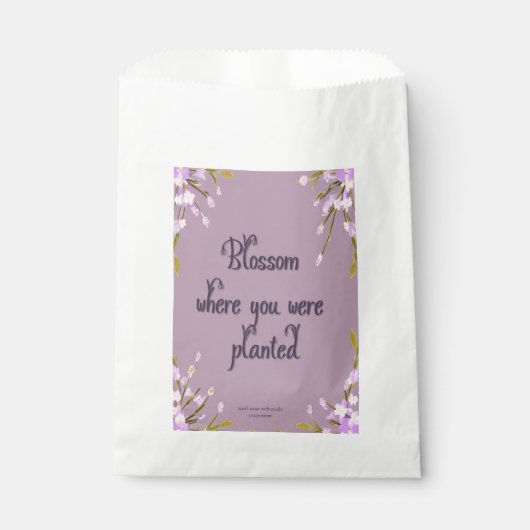 Blossom Blumen Mel Mae Schmidt Stationery Geschenktütchen (Vorderseite)