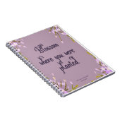 Blossom Blumen Mel Mae Schmidt Stationery Notizblock (Rechte Seite)