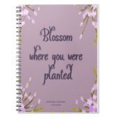 Blossom Blumen Mel Mae Schmidt Stationery Notizblock (Vorderseite)