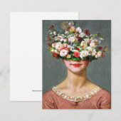 "Blossom Bonnet Helen - Art & Floral Society" Einladung (Vorne/Hinten)