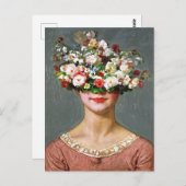 "Blossom Bonnet Helen - Art & Floral Society" Postkarte (Vorne/Hinten)
