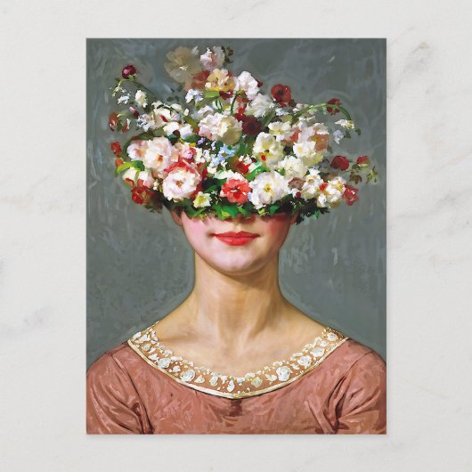 "Blossom Bonnet Helen - Art & Floral Society" Postkarte (Vorderseite)