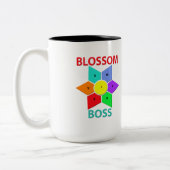 Blossom BossZwei-Tone-Tasse, 15 oz Zweifarbige Tasse (Links)