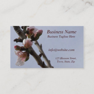 Blossom Branch Business Card Visitenkarte