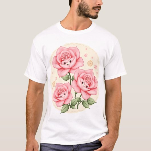 Blossom Buddies: Petals with Personality T-Shirt (Vorderseite)