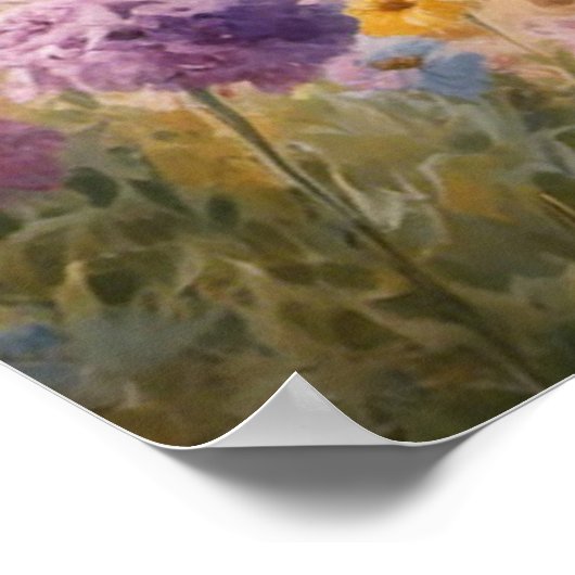 Blossom Buddy: Ein Goldendoodle-Paradies Poster (Ecke)