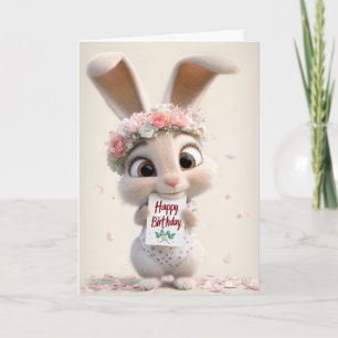 Blossom Bun Geburtstagswünsche Karte