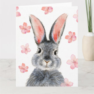 Blossom Bunny Card Karte